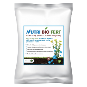 Nutri Bio Fert - Specjalistyczny preparat mikrobiologiczny stymulujący wzrost i odporność roślin - 100g