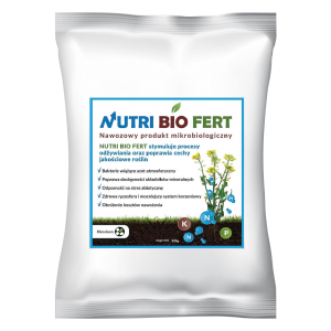 Nutri Bio Fert - Specjalistyczny preparat mikrobiologiczny stymulujący wzrost i odporność roślin - 500g